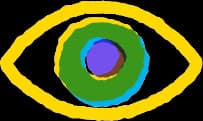 Hand-drawn eye