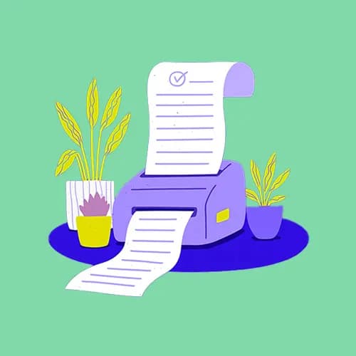 Camprrr e-invoicing screen with invoice details